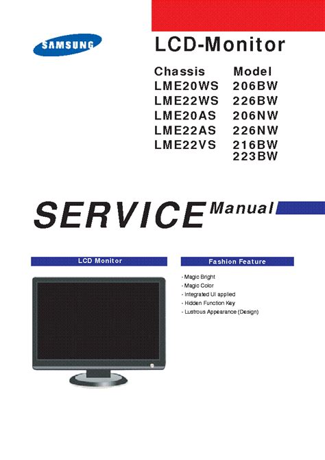 samsung syncmaster 2233 driver download pdf manual